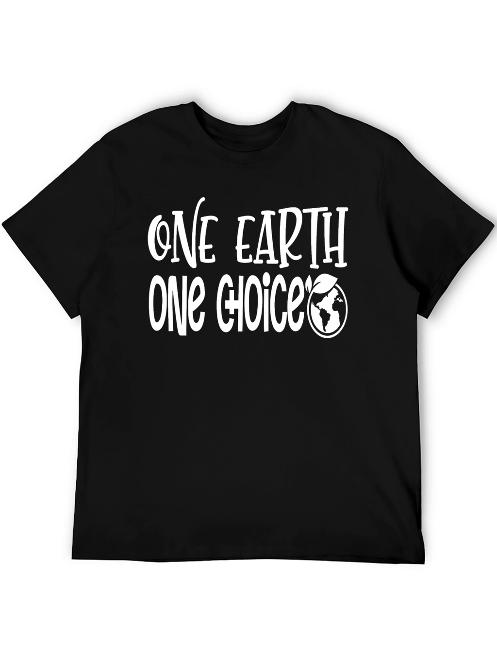 One Earth One Choice Graphic Tee - Eco-Friendly T-Shirt