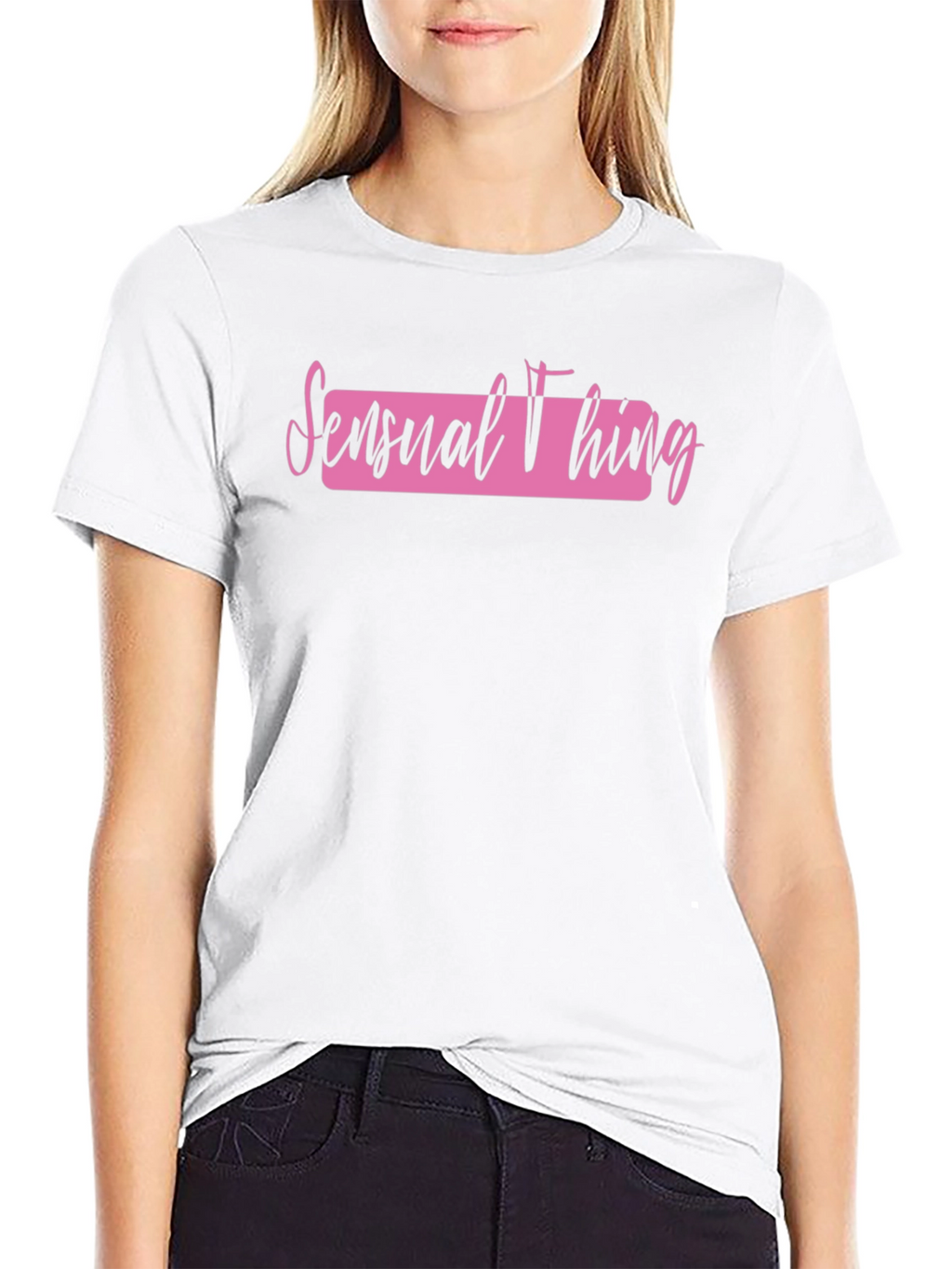 Sensual Thing Graphic T-Shirt - Black