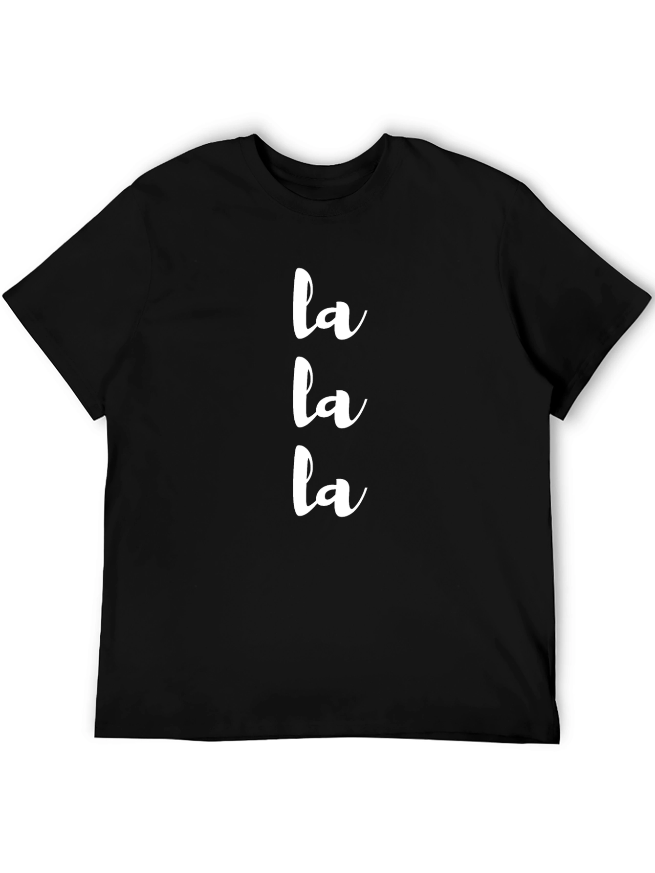La La La Graphic Tee - Trendy Casual T-Shirt