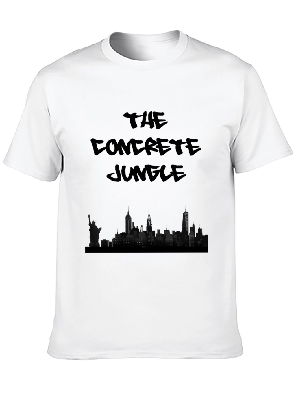 The Concrete Jungle Mens Black T-Shirt