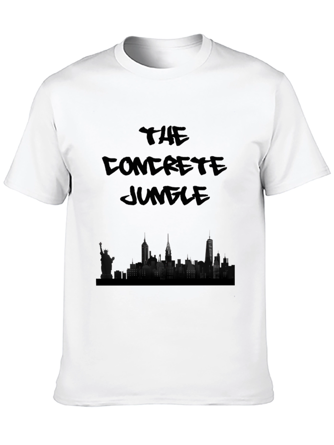 The Concrete Jungle Mens Black T-Shirt