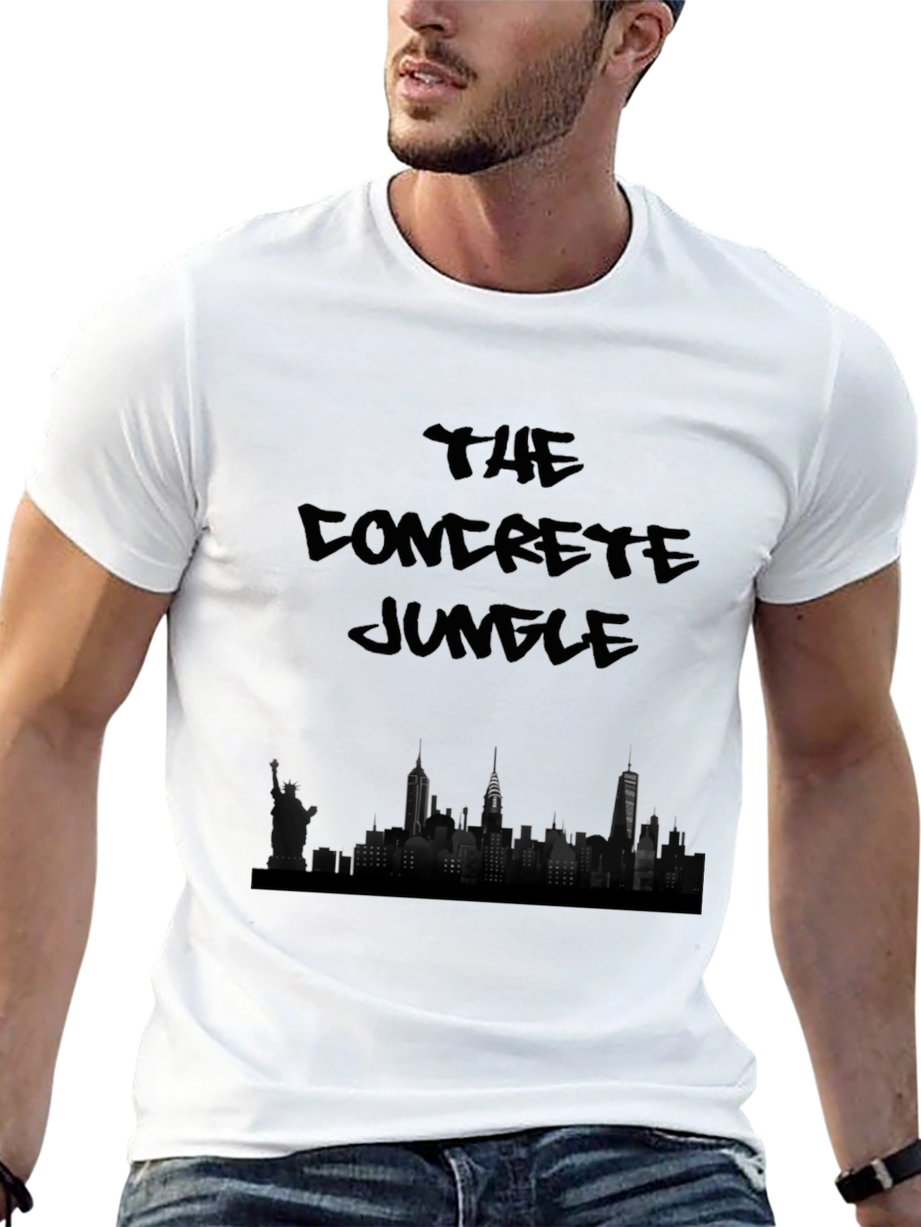 The Concrete Jungle Mens Black T-Shirt