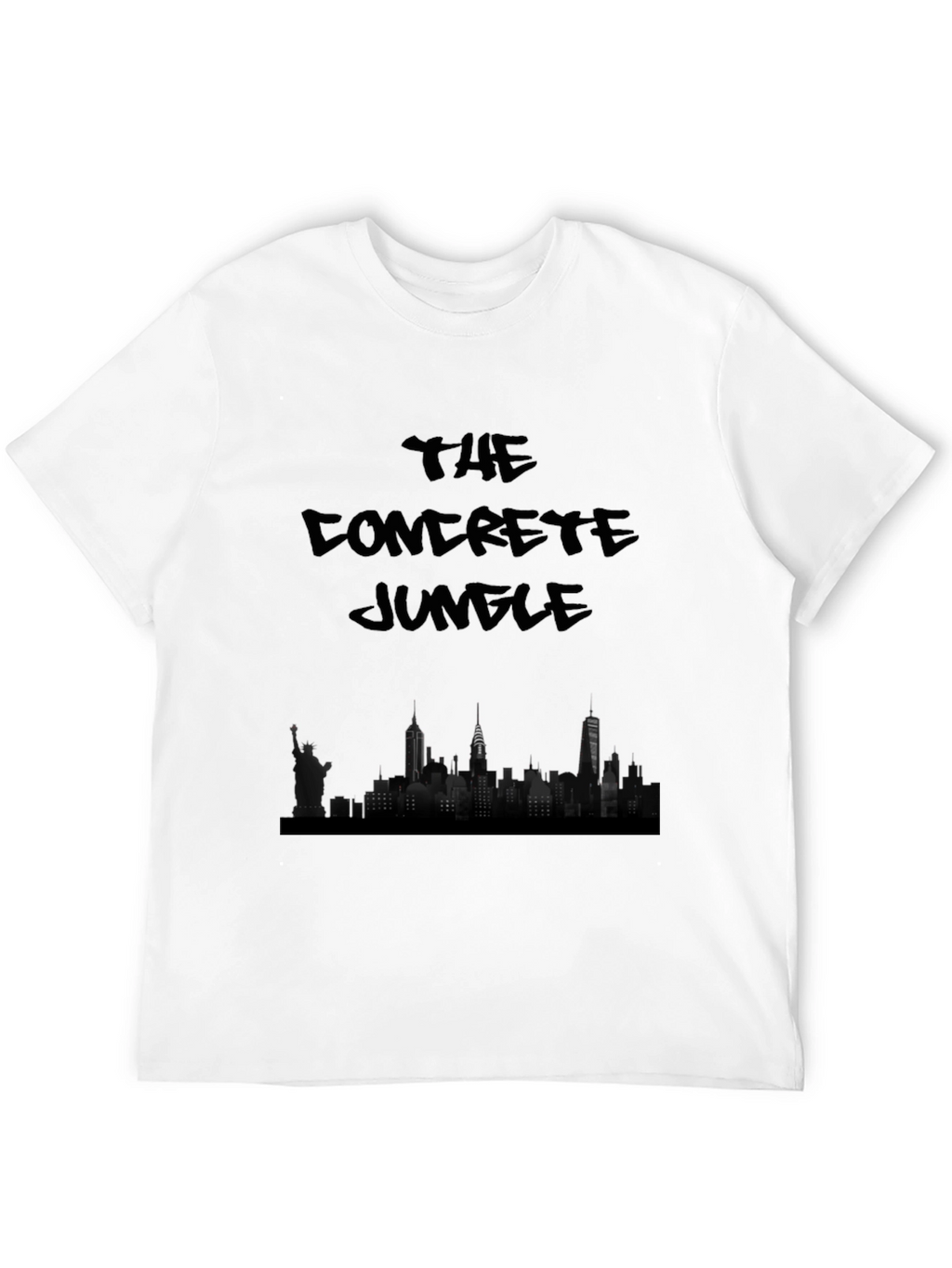 The Concrete Jungle Mens Black T-Shirt