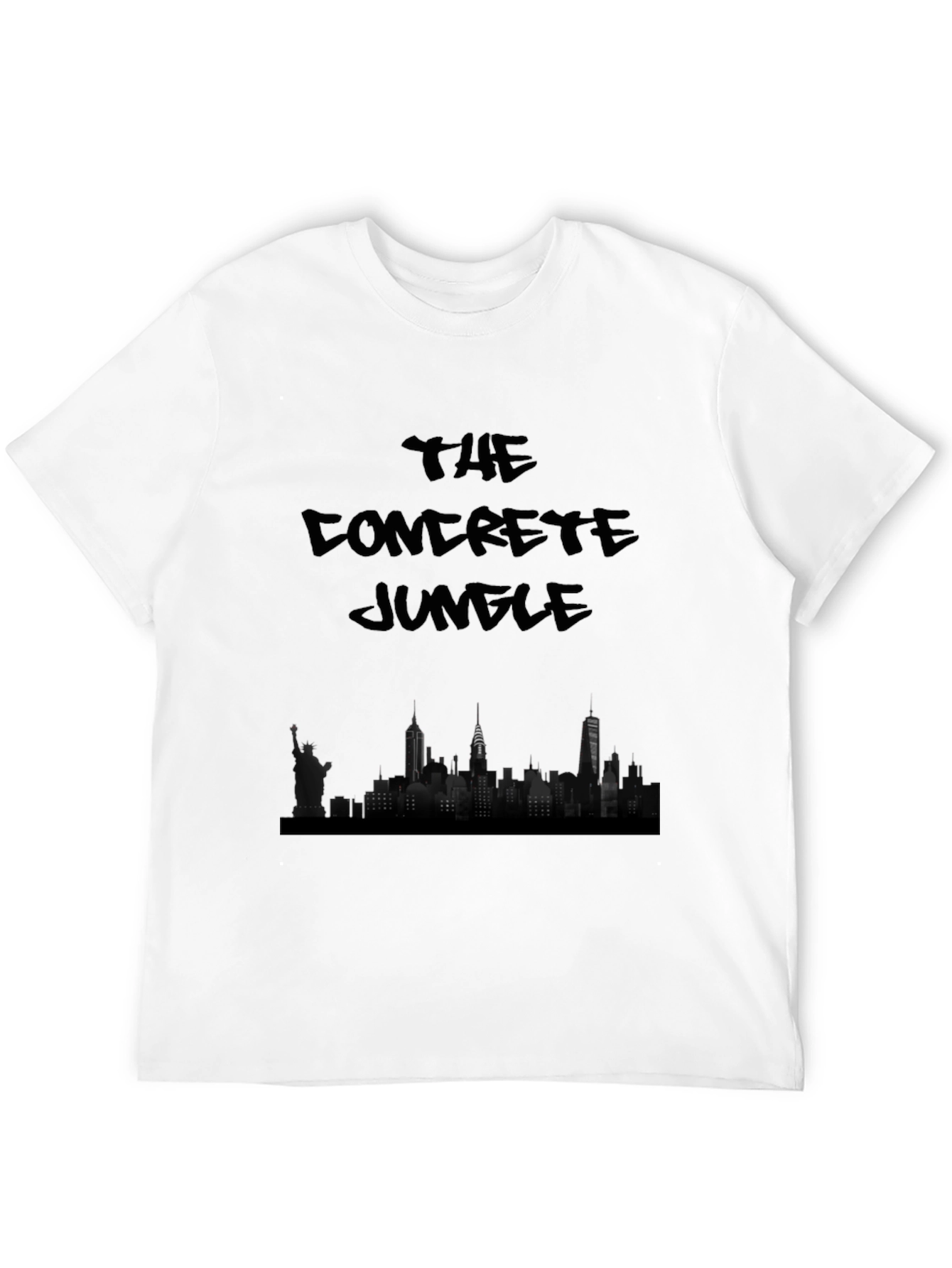 The Concrete Jungle Mens Black T-Shirt