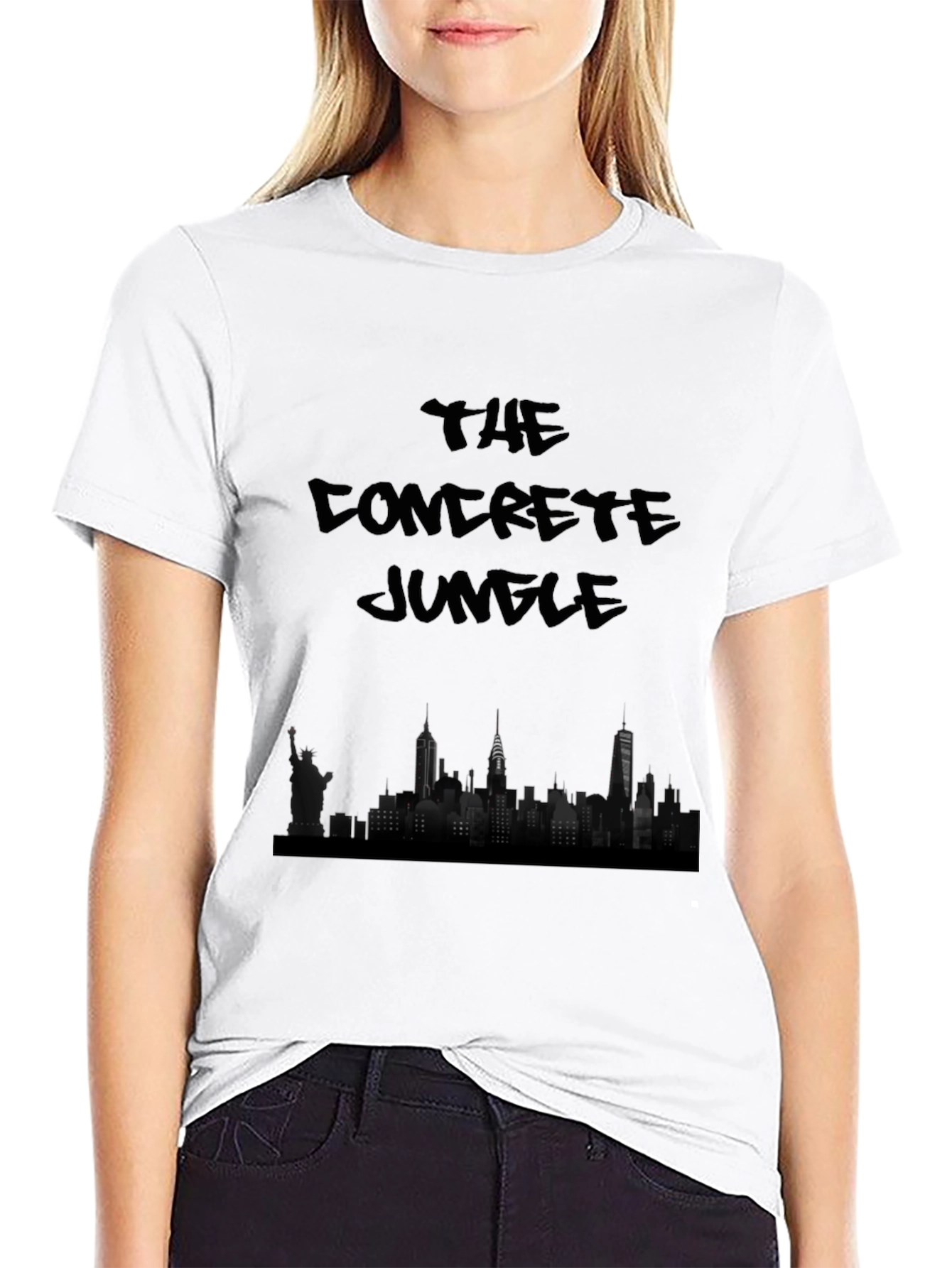 The Concrete Jungle Mens Black T-Shirt