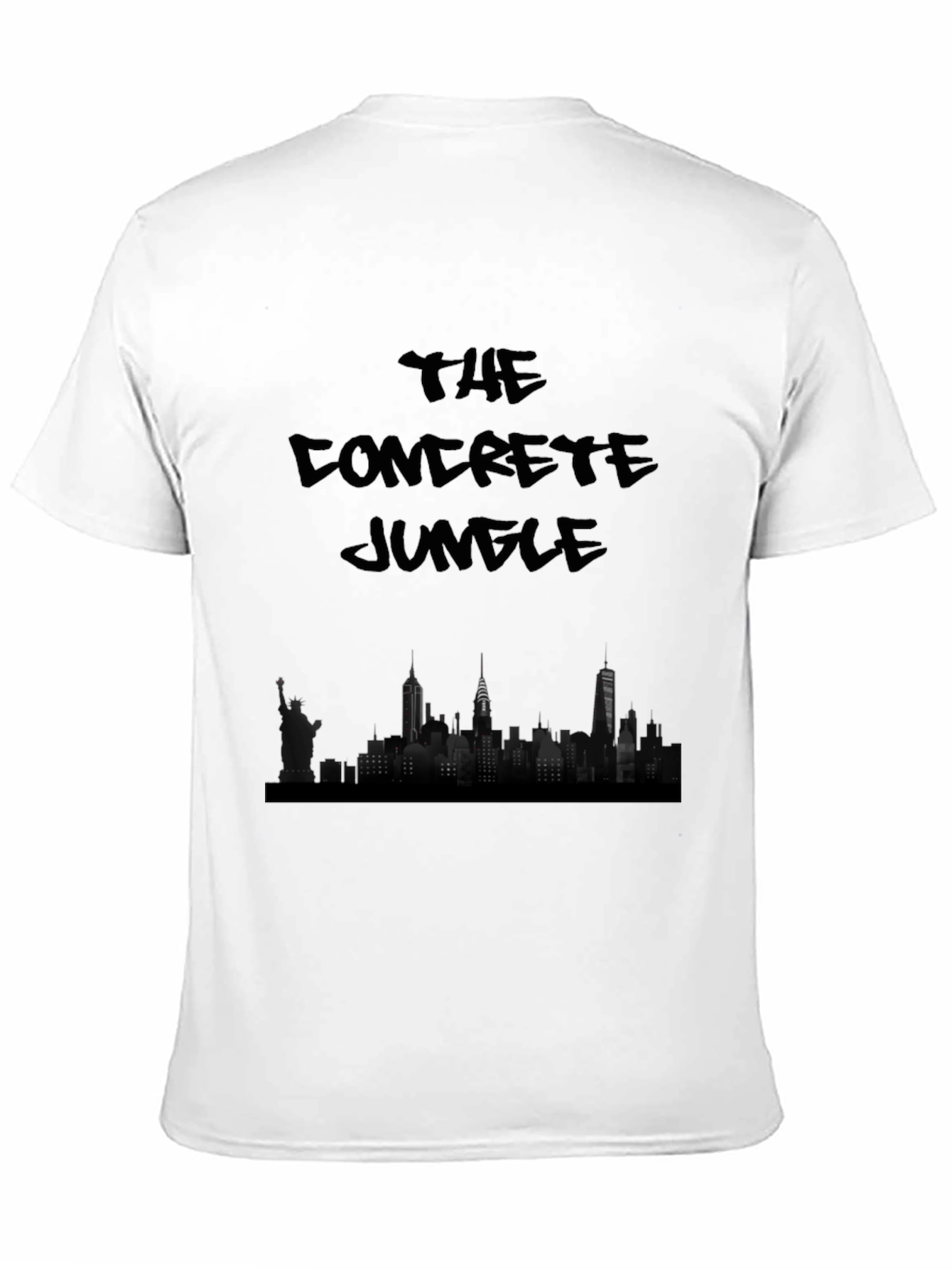 The Concrete Jungle Mens Black T-Shirt