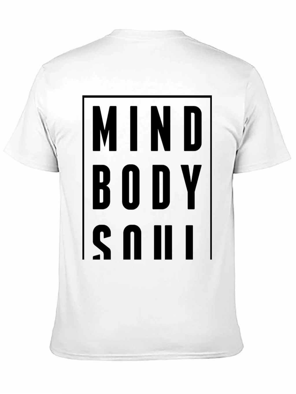 Mind Body Soul Graphic Tee - Black