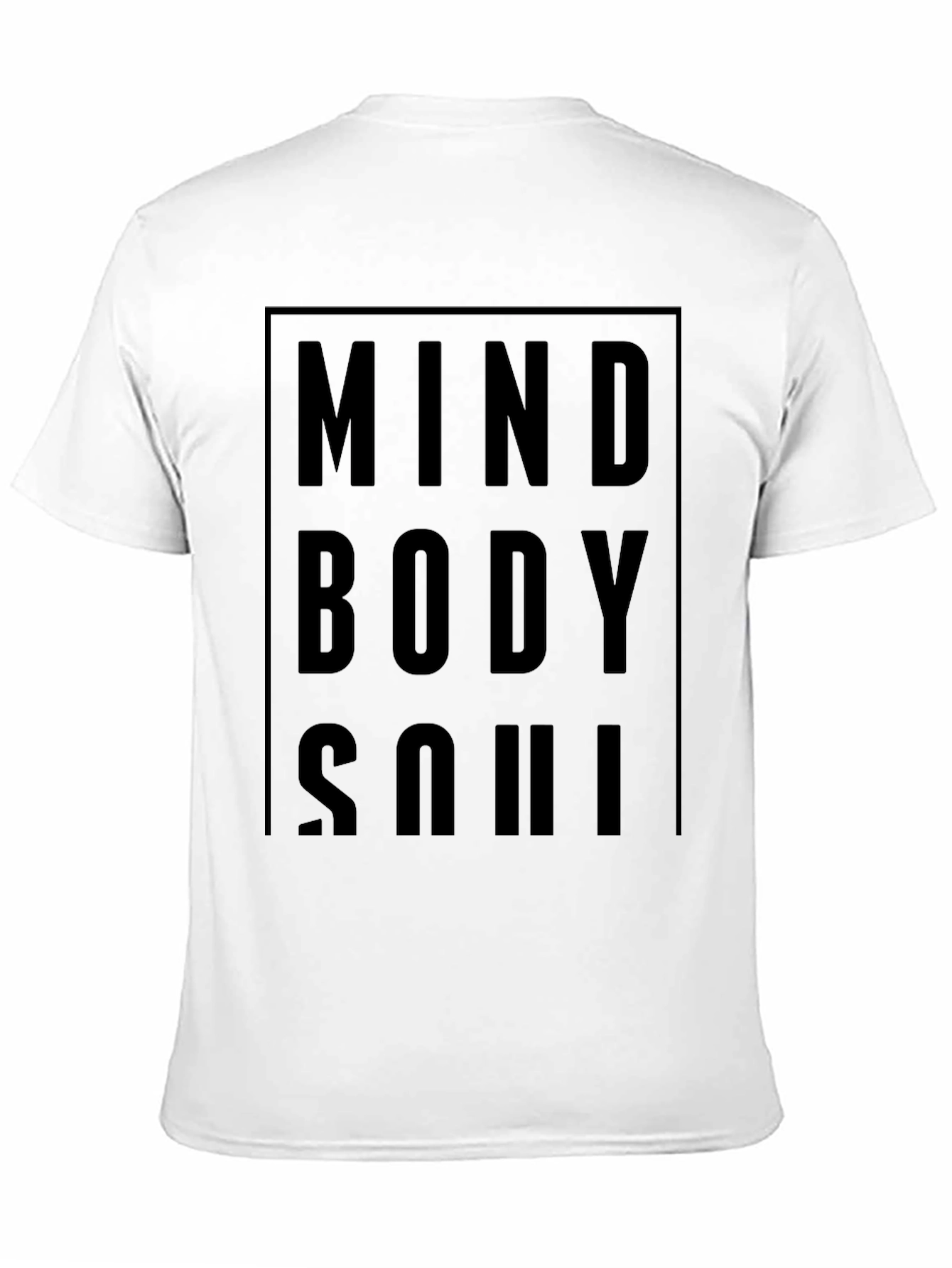 Mind Body Soul Graphic Tee - Black