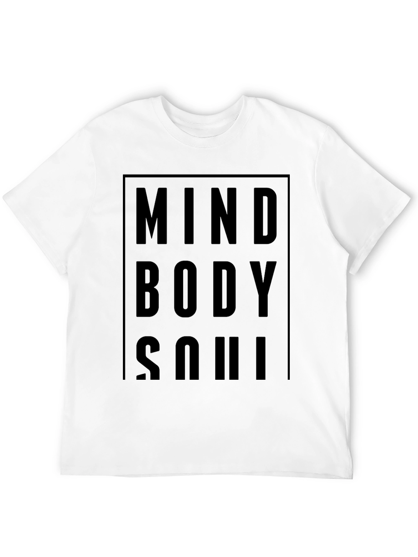Mind Body Soul Graphic Tee - Black