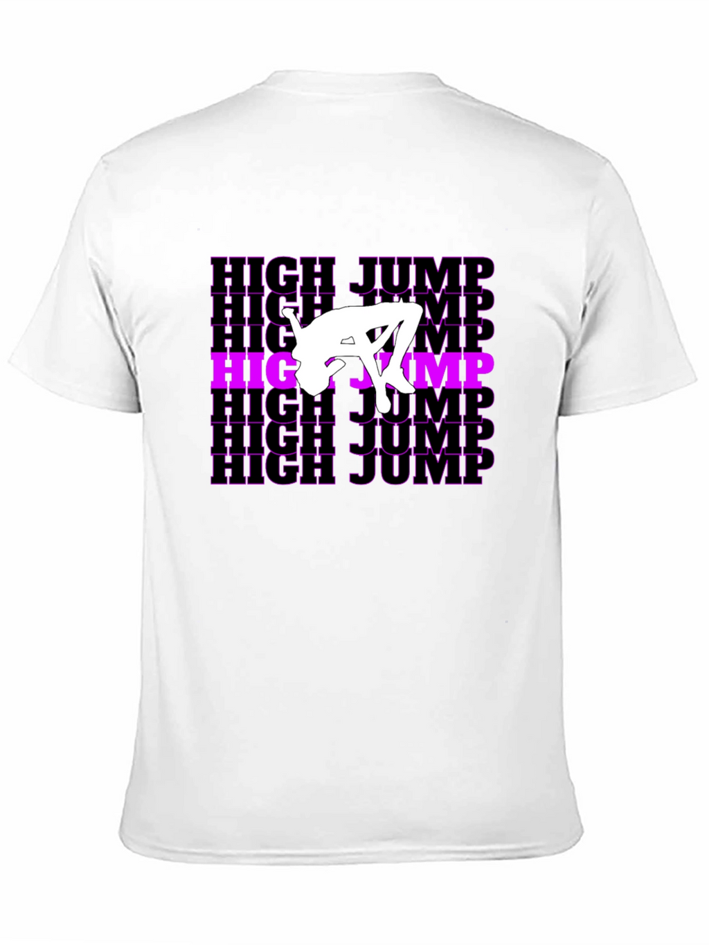 High Jump Graphic T-Shirt - Black Cotton Tee