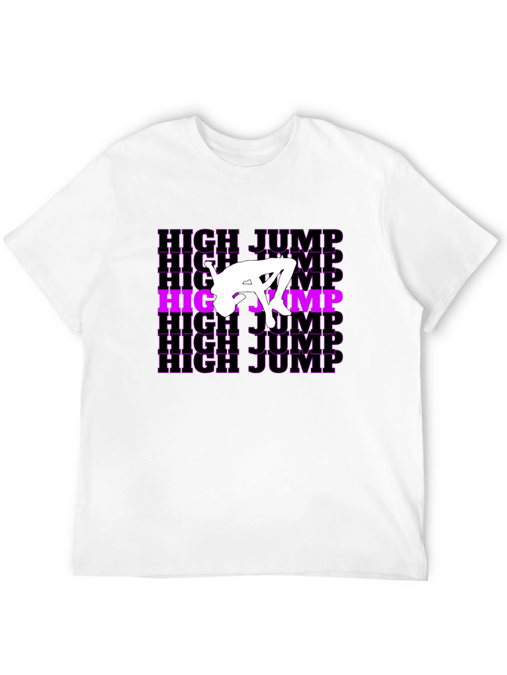 High Jump Graphic T-Shirt - Black Cotton Tee