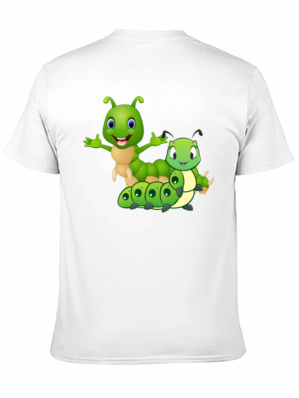 Cartoon Caterpillar Graphic T-Shirt