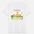 Forest Animal Deer Flowers Name Sophia