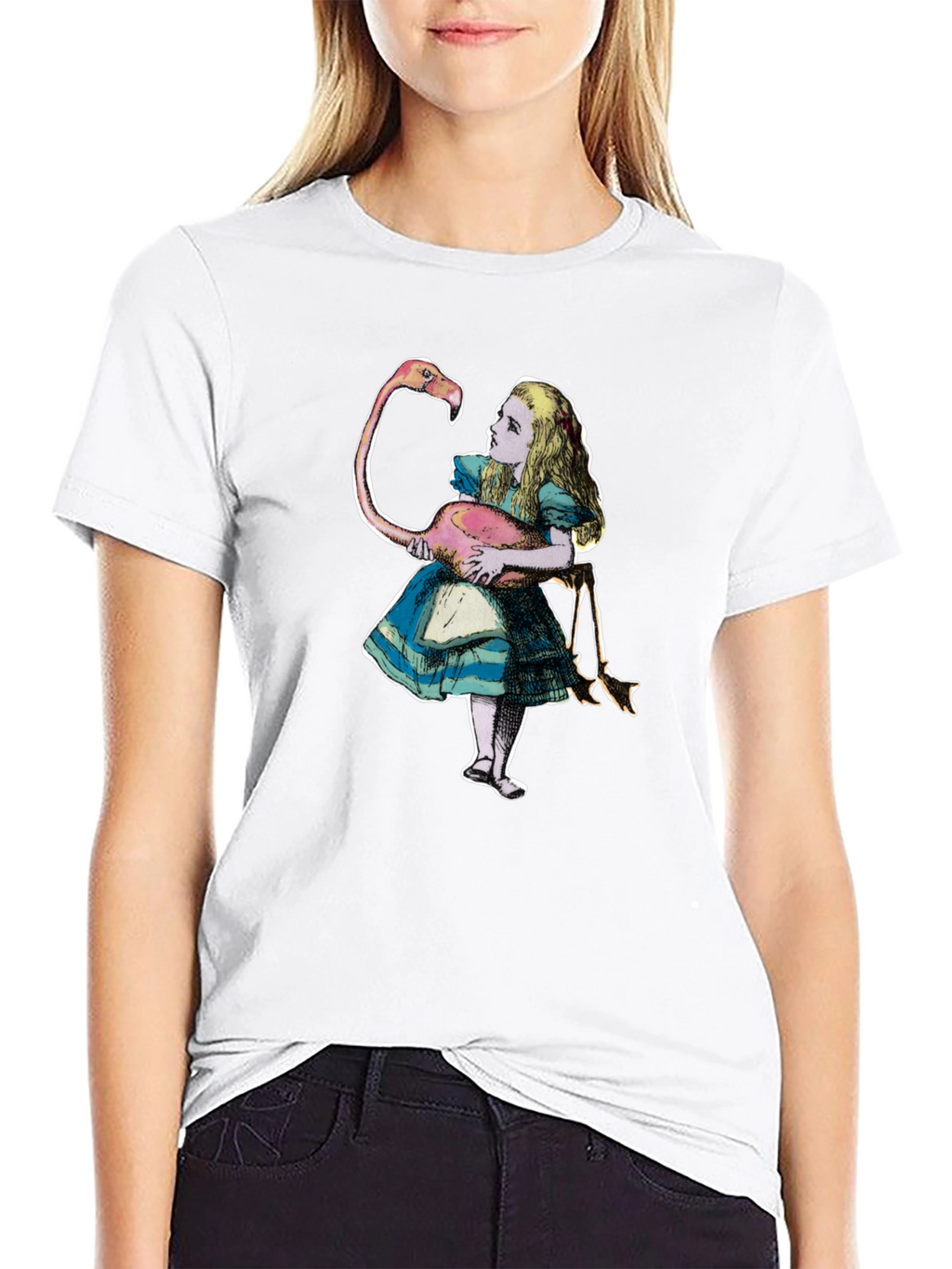Alice in Wonderland Flamingo T-Shirt