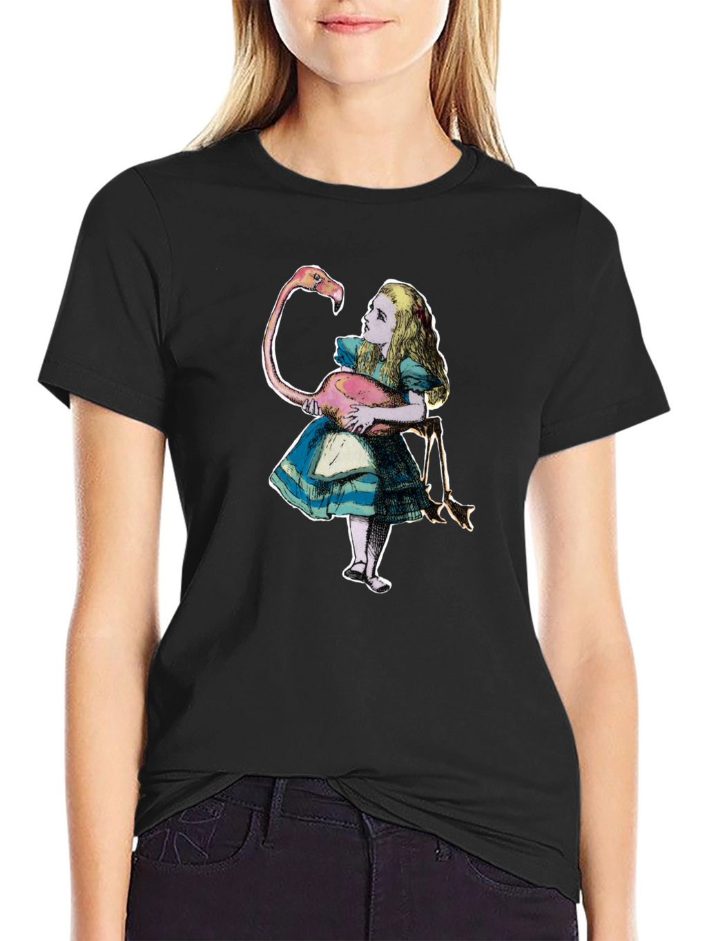 Alice in Wonderland Flamingo T-Shirt