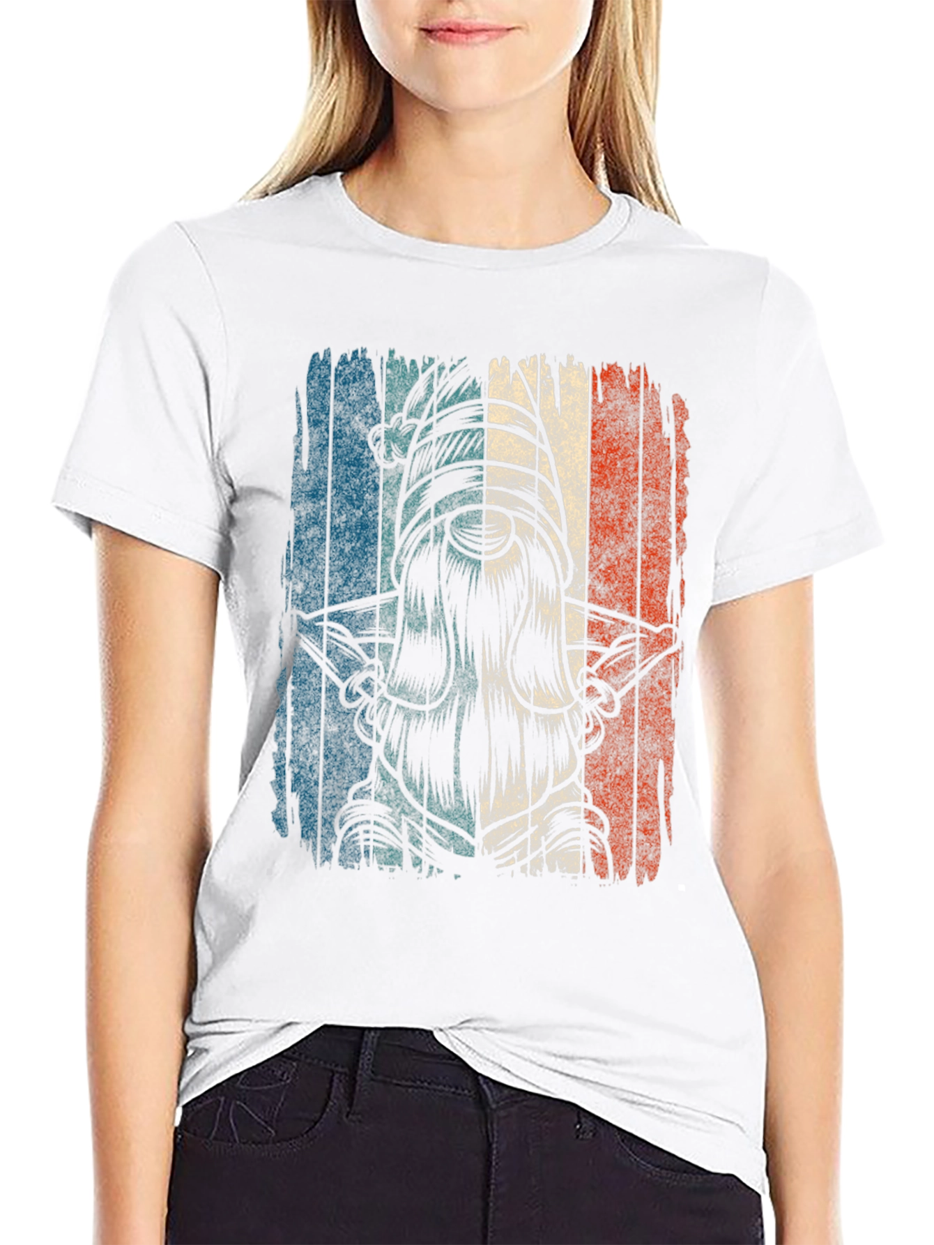Distressed Flag Knight Graphic Tee