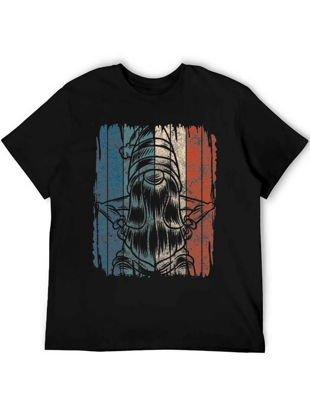 Distressed Flag Knight Graphic Tee