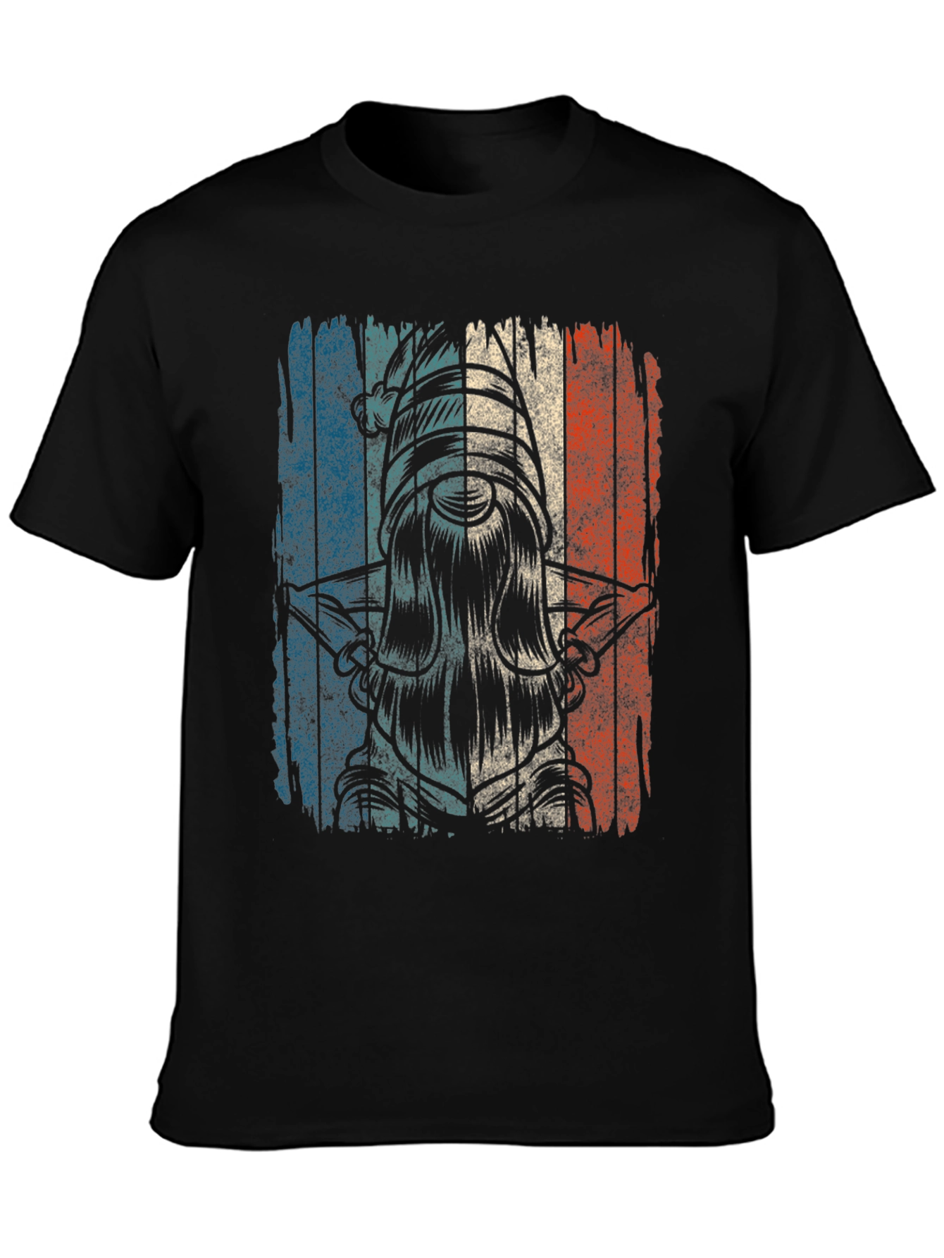 Distressed Flag Knight Graphic Tee