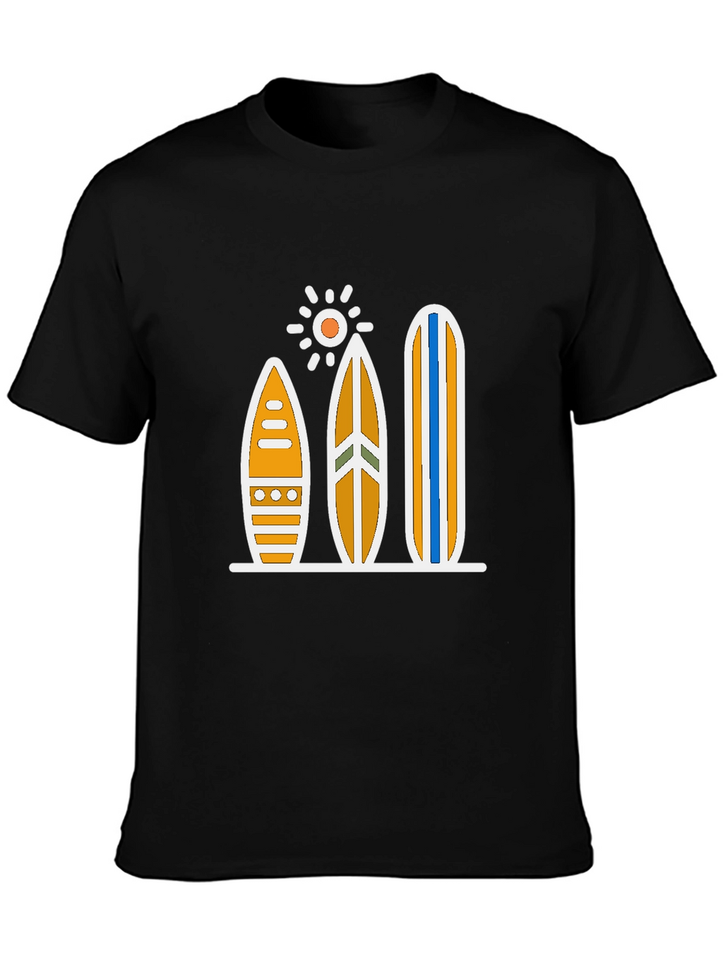 Surfboard Sun Graphic Tee