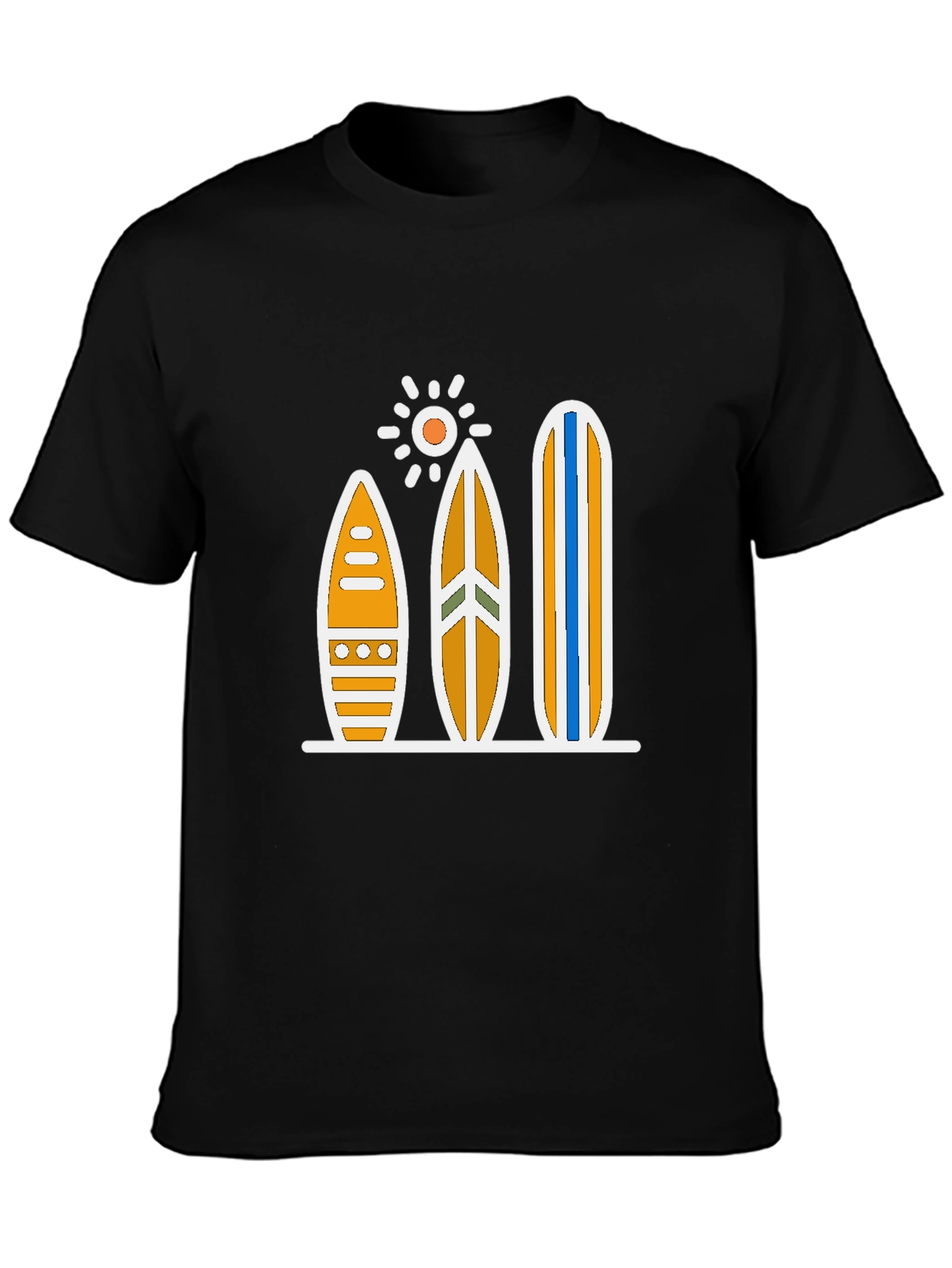 Surfboard Sun Graphic Tee