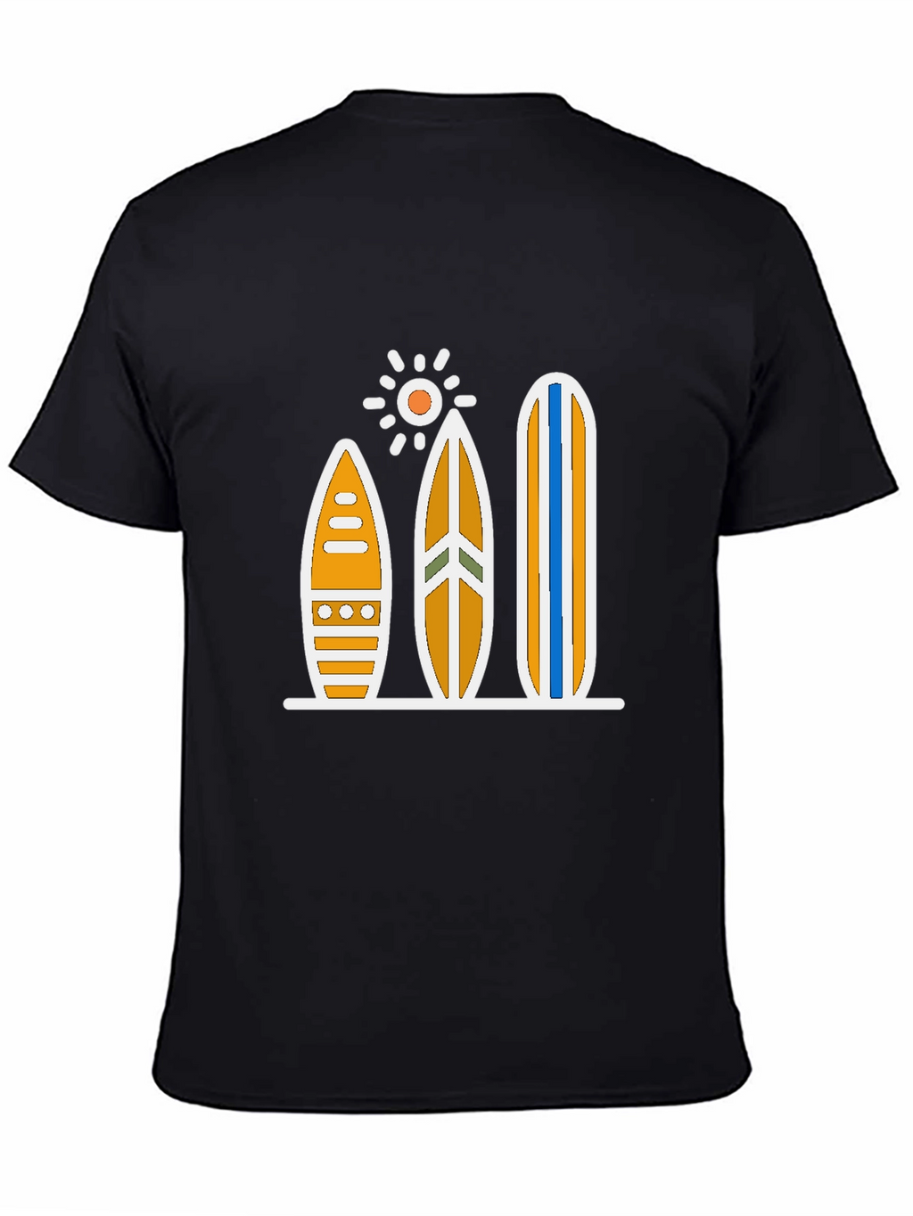 Surfboard Sun Graphic Tee