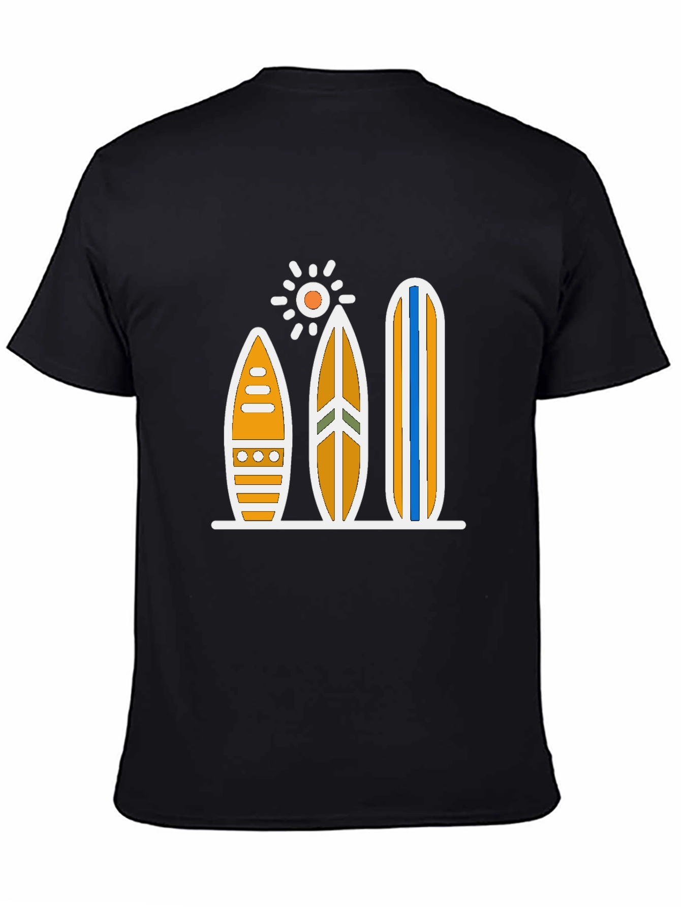 Surfboard Sun Graphic Tee