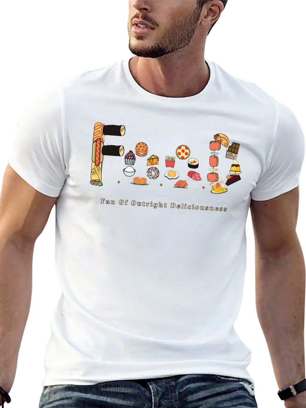 Foodie Graphic Tee - Fan of Outright Deliciousness