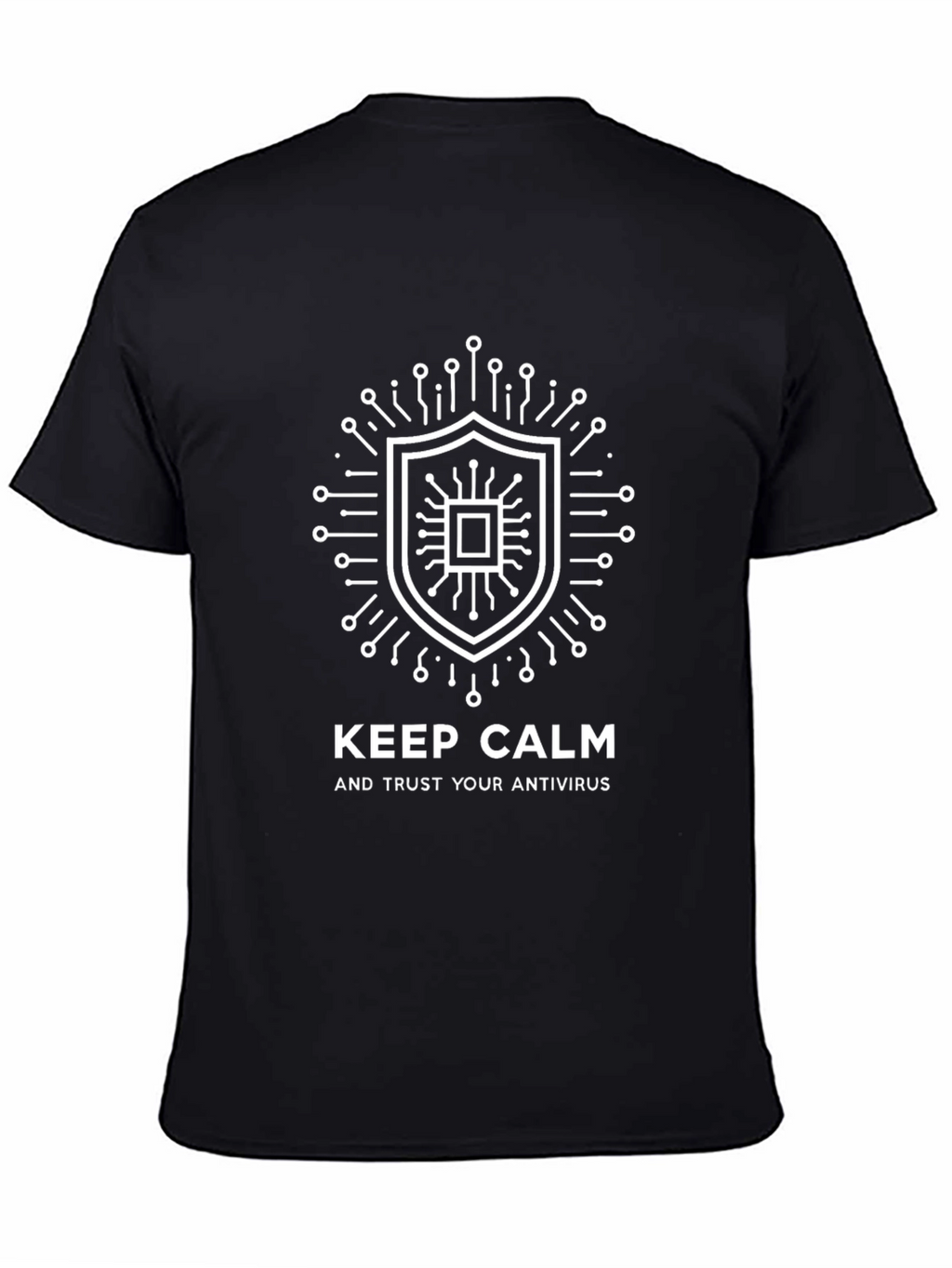 Keep Calm Antivirus T-Shirt - Black