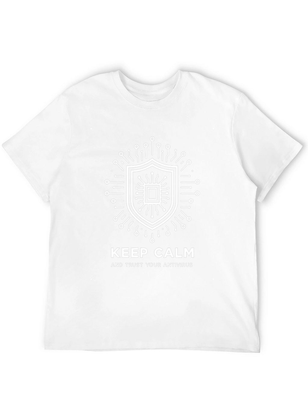 Keep Calm Antivirus T-Shirt - Black