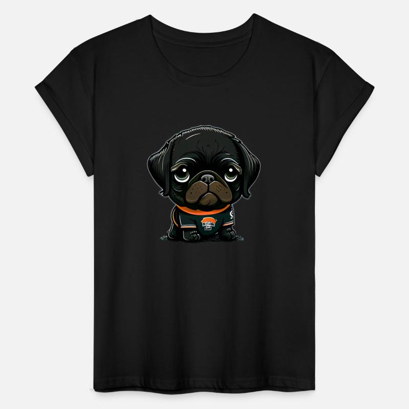 French Bulldog (Pug) as football player eleven