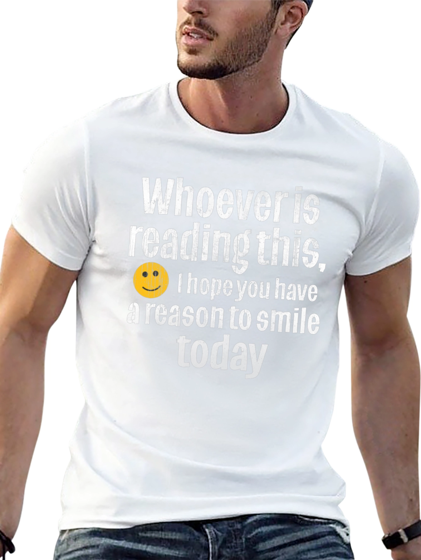 Reason to Smile Graphic Tee - Soft Cotton Blend