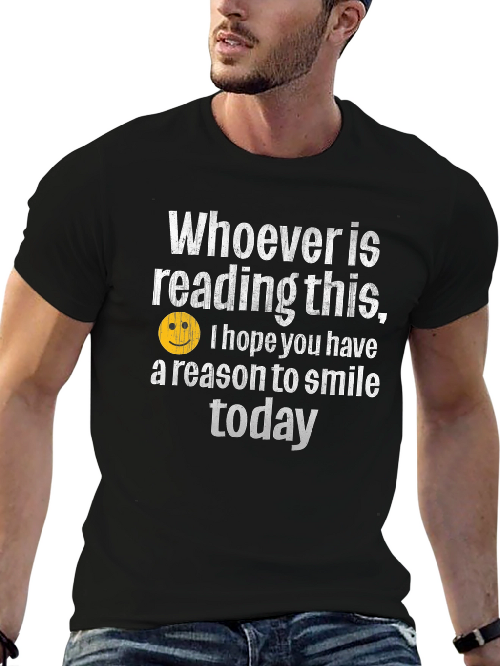 Reason to Smile Graphic Tee - Soft Cotton Blend