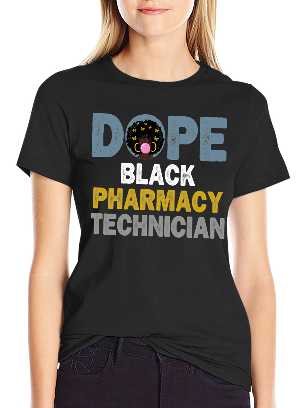 Dope Black Pharmacy Technician T-Shirt
