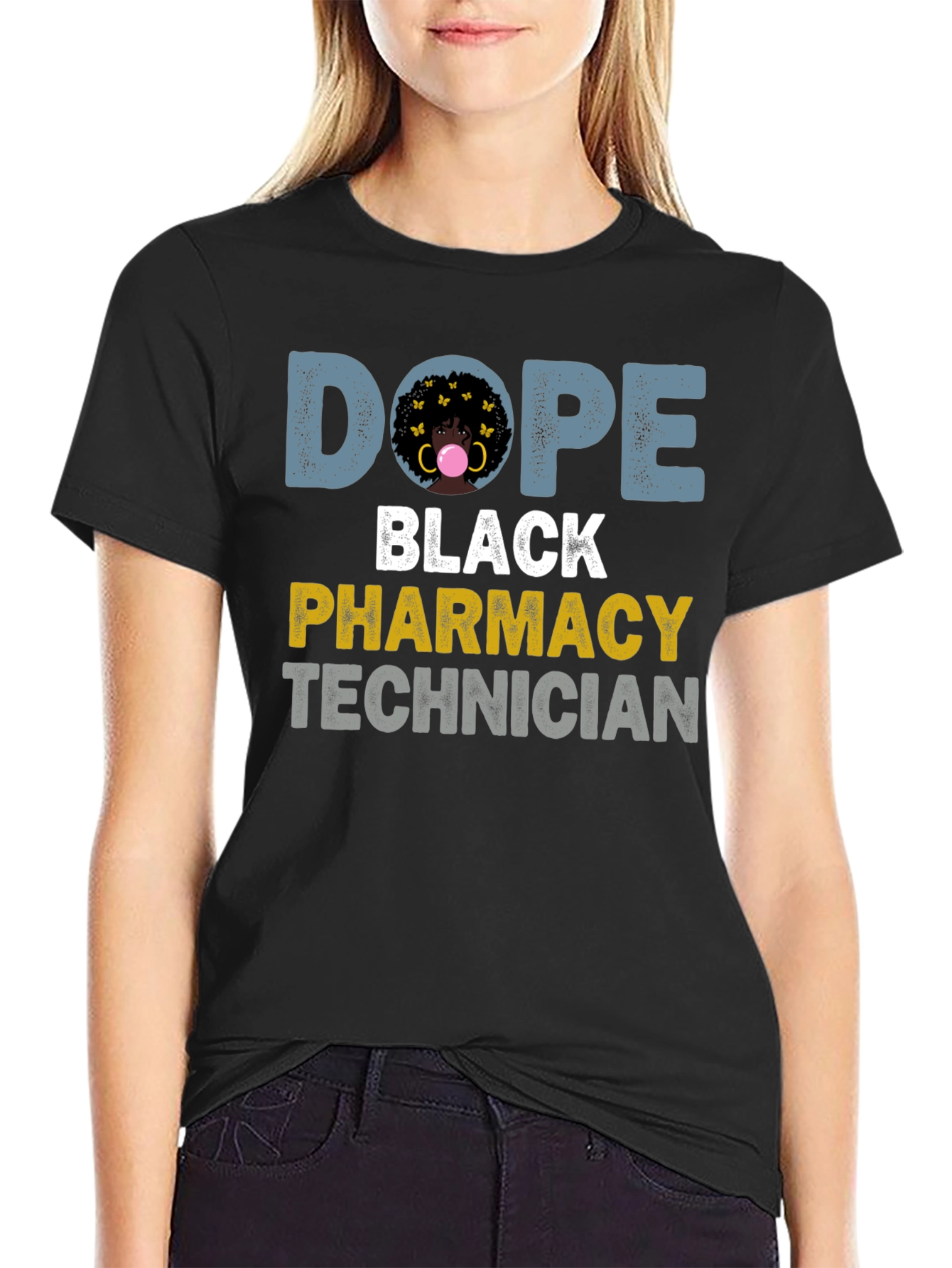 Dope Black Pharmacy Technician T-Shirt