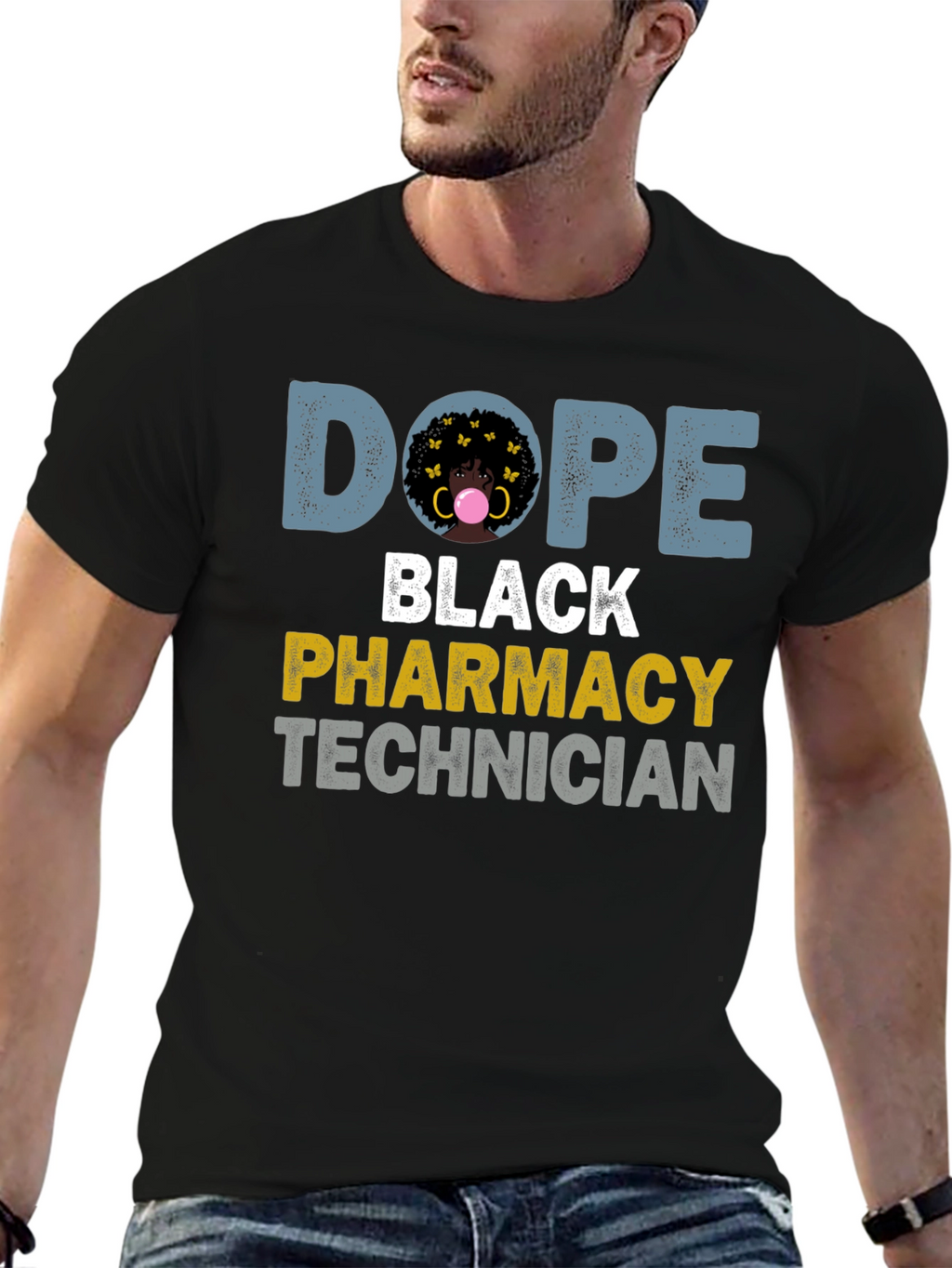 Dope Black Pharmacy Technician T-Shirt