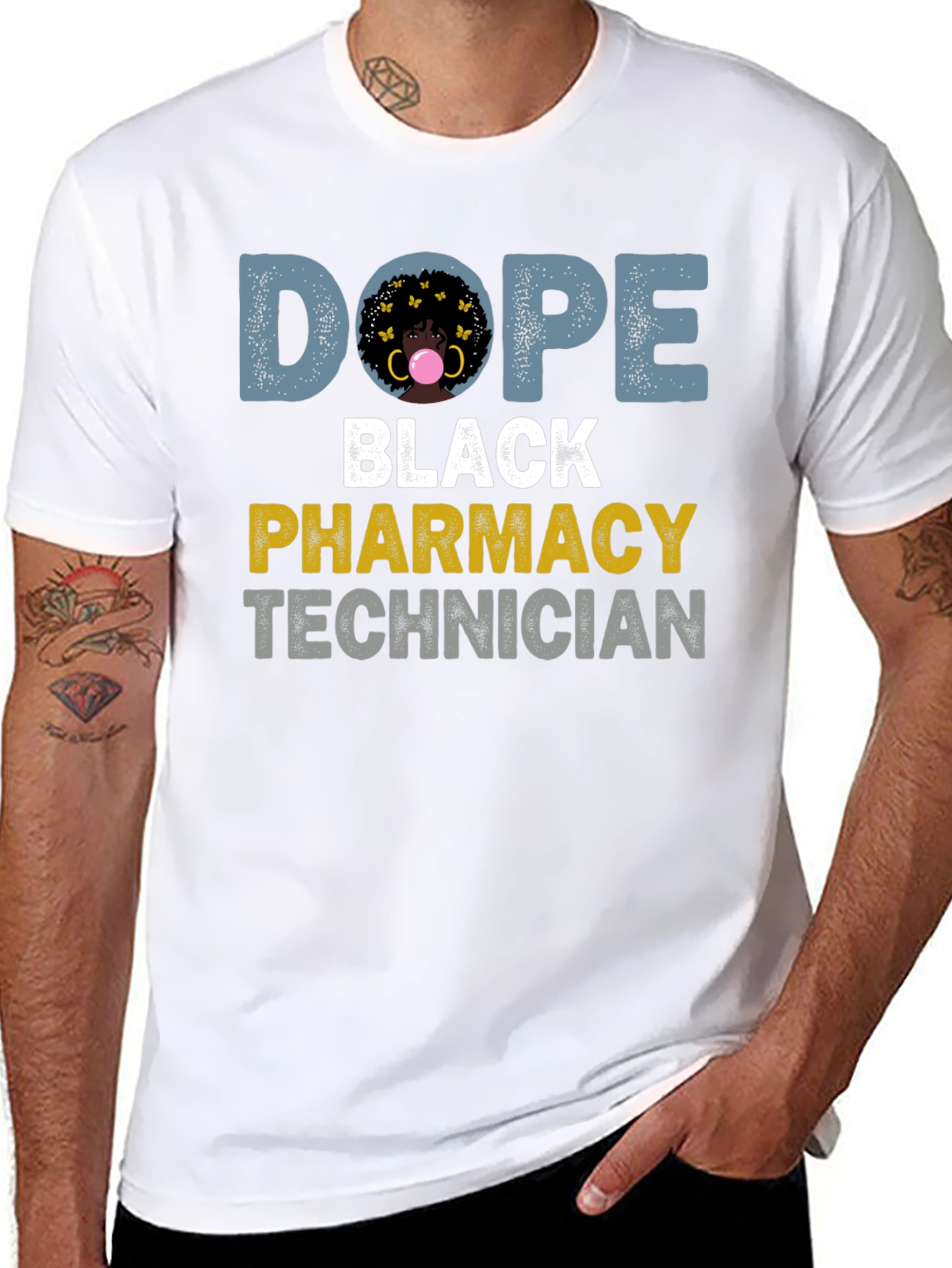 Dope Black Pharmacy Technician T-Shirt