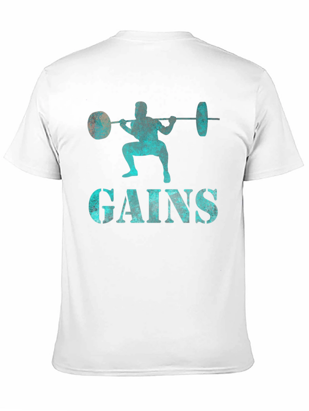 Gains Weightlifting Graphic T-Shirt