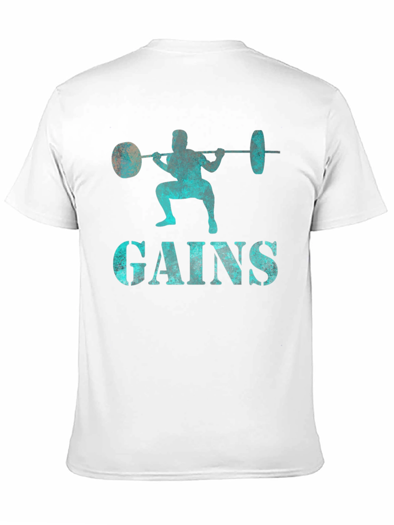 Gains Weightlifting Graphic T-Shirt