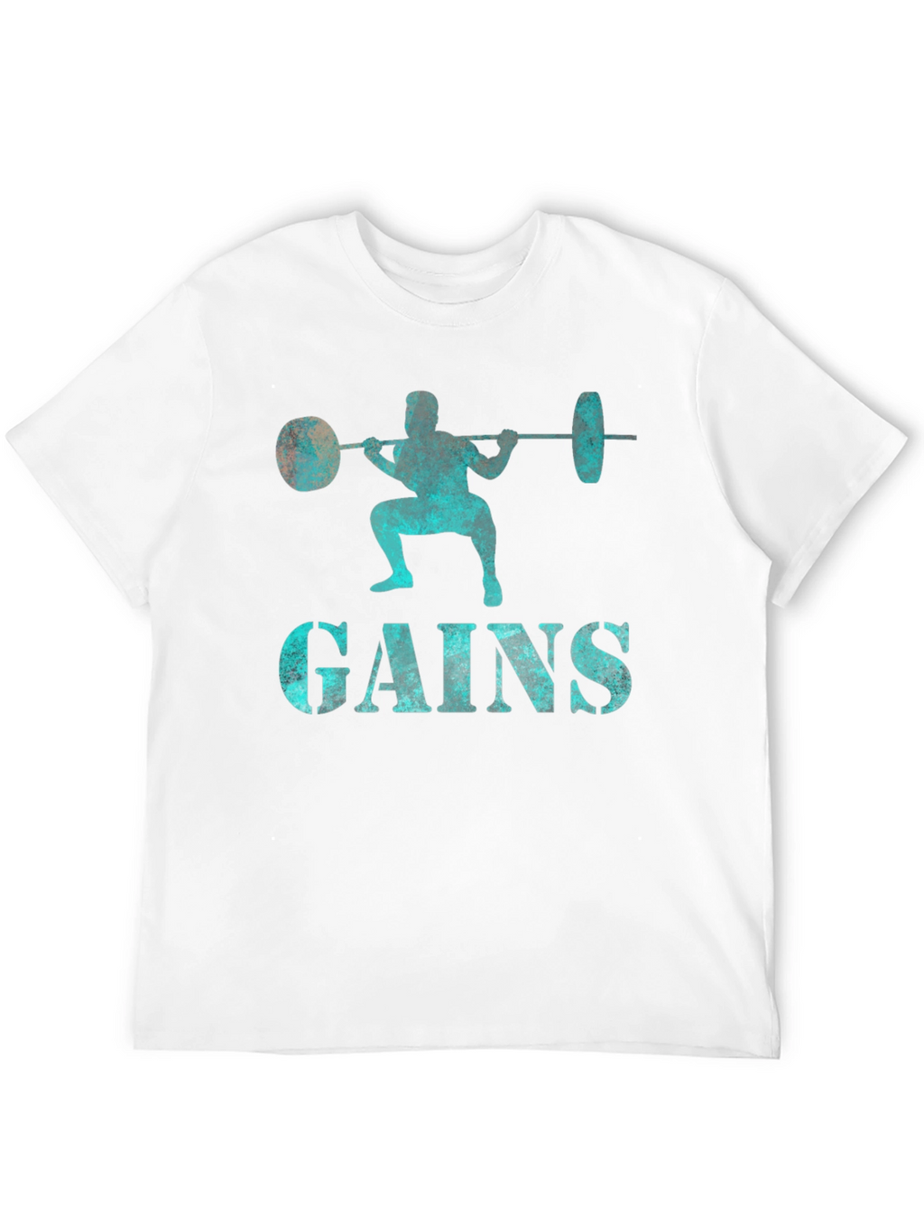Gains Weightlifting Graphic T-Shirt