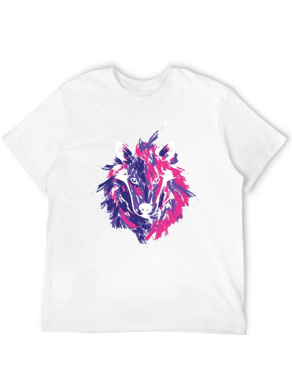 Wolf Graphic Tee - Abstract Art T-Shirt