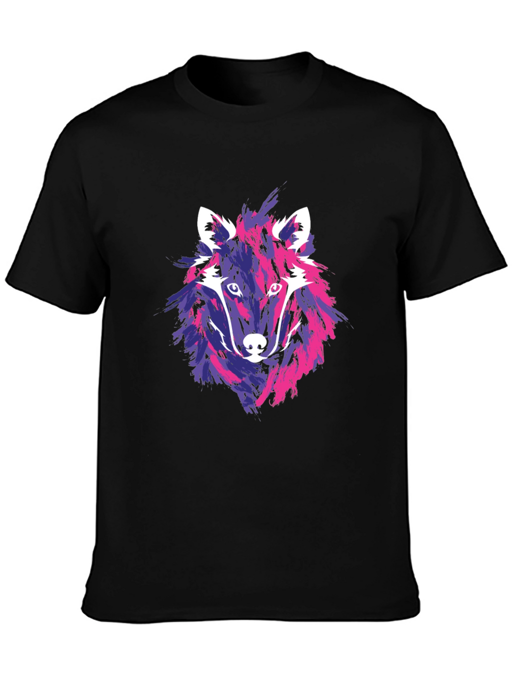 Wolf Graphic Tee - Abstract Art T-Shirt