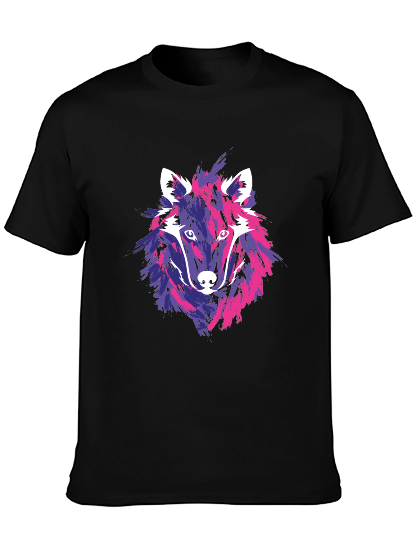 Wolf Graphic Tee - Abstract Art T-Shirt