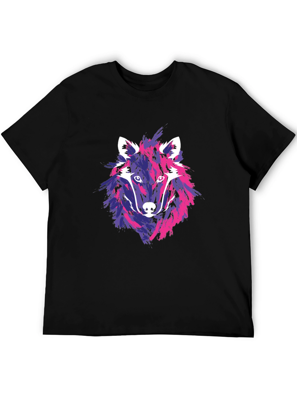 Wolf Graphic Tee - Abstract Art T-Shirt