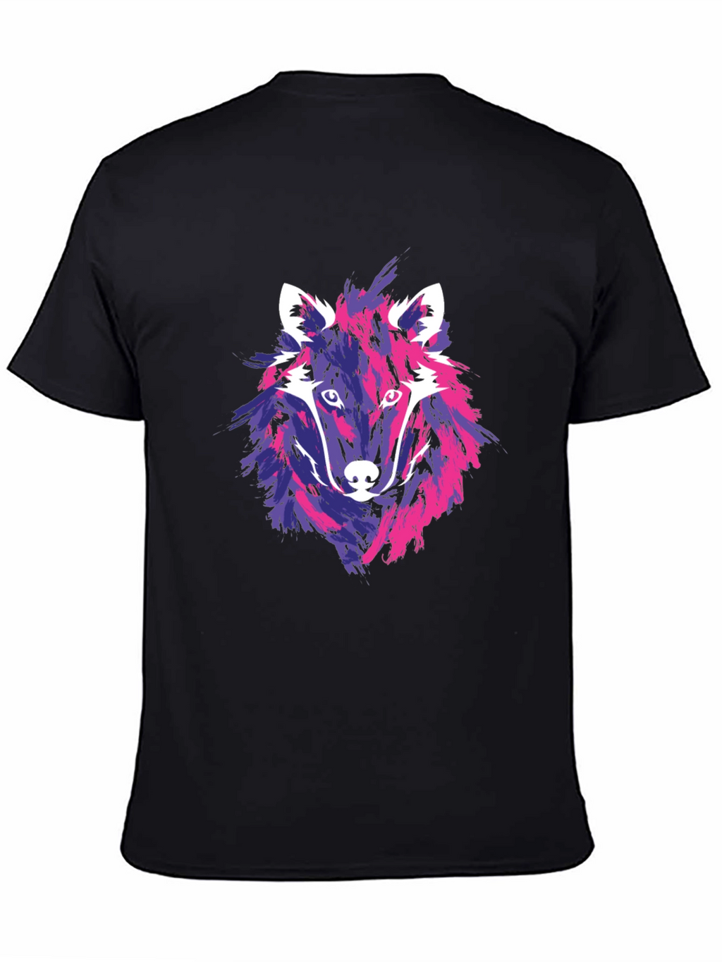 Wolf Graphic Tee - Abstract Art T-Shirt