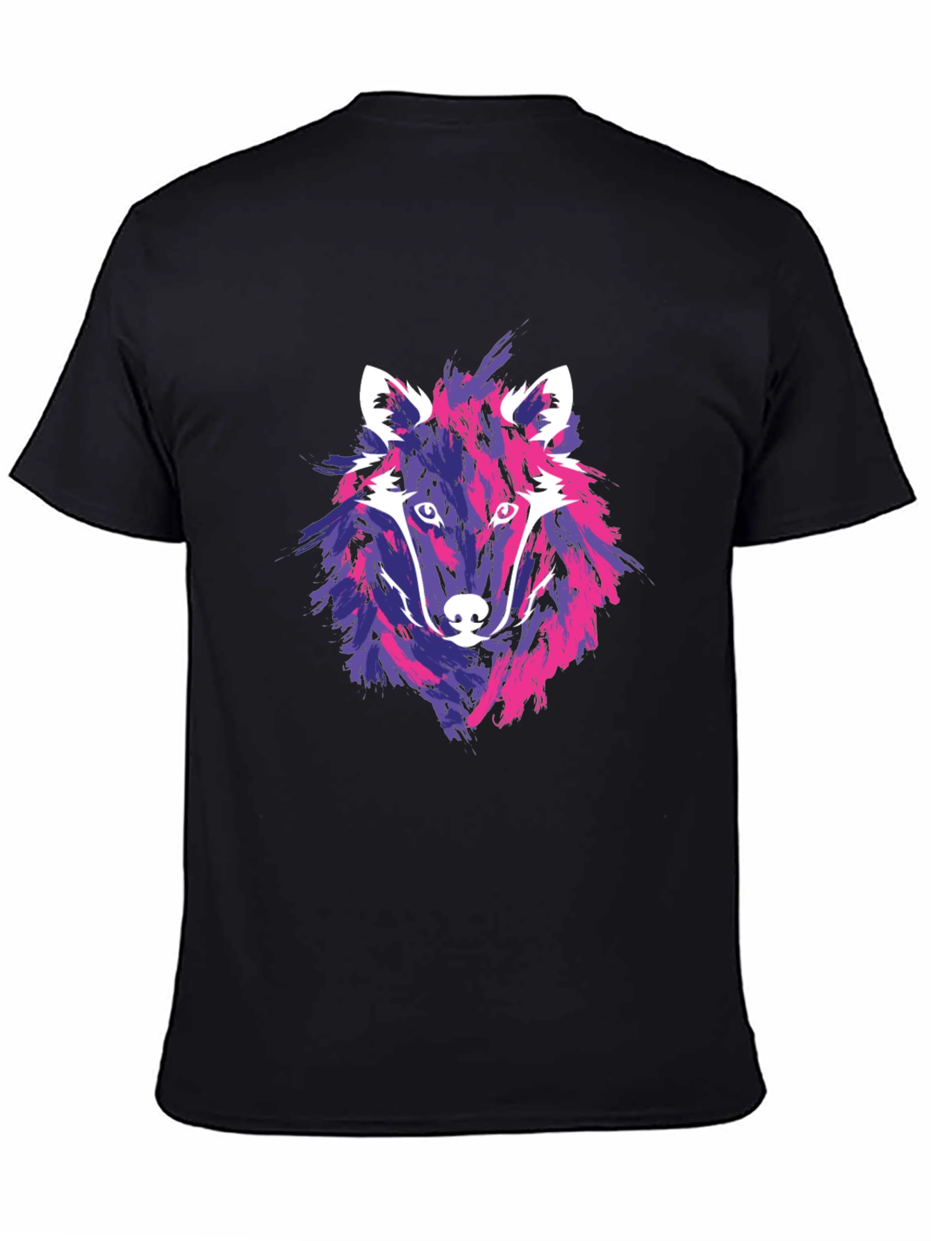 Wolf Graphic Tee - Abstract Art T-Shirt