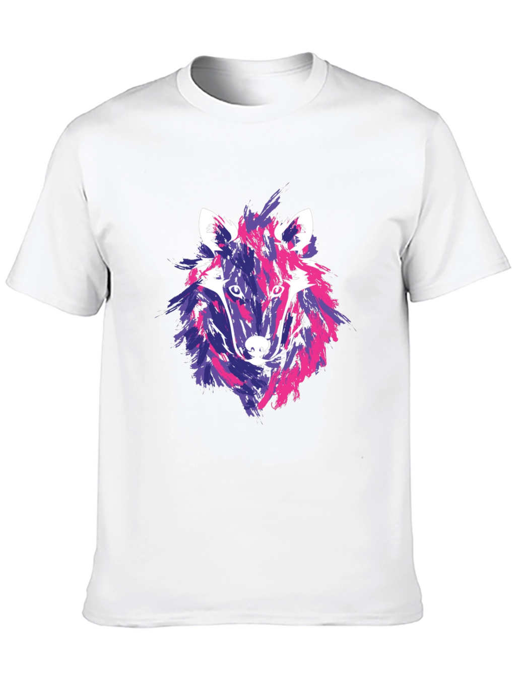 Wolf Graphic Tee - Abstract Art T-Shirt
