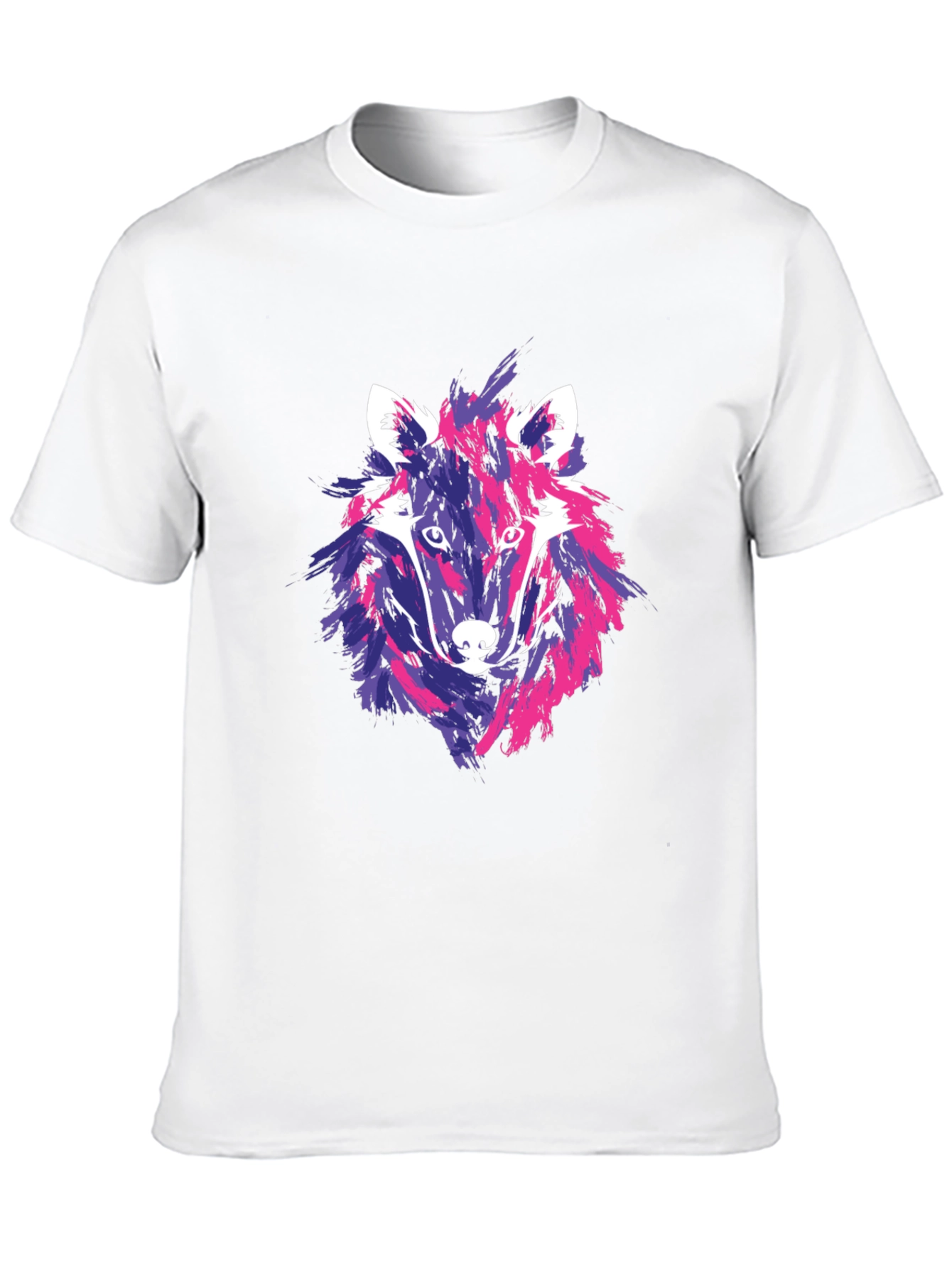 Wolf Graphic Tee - Abstract Art T-Shirt