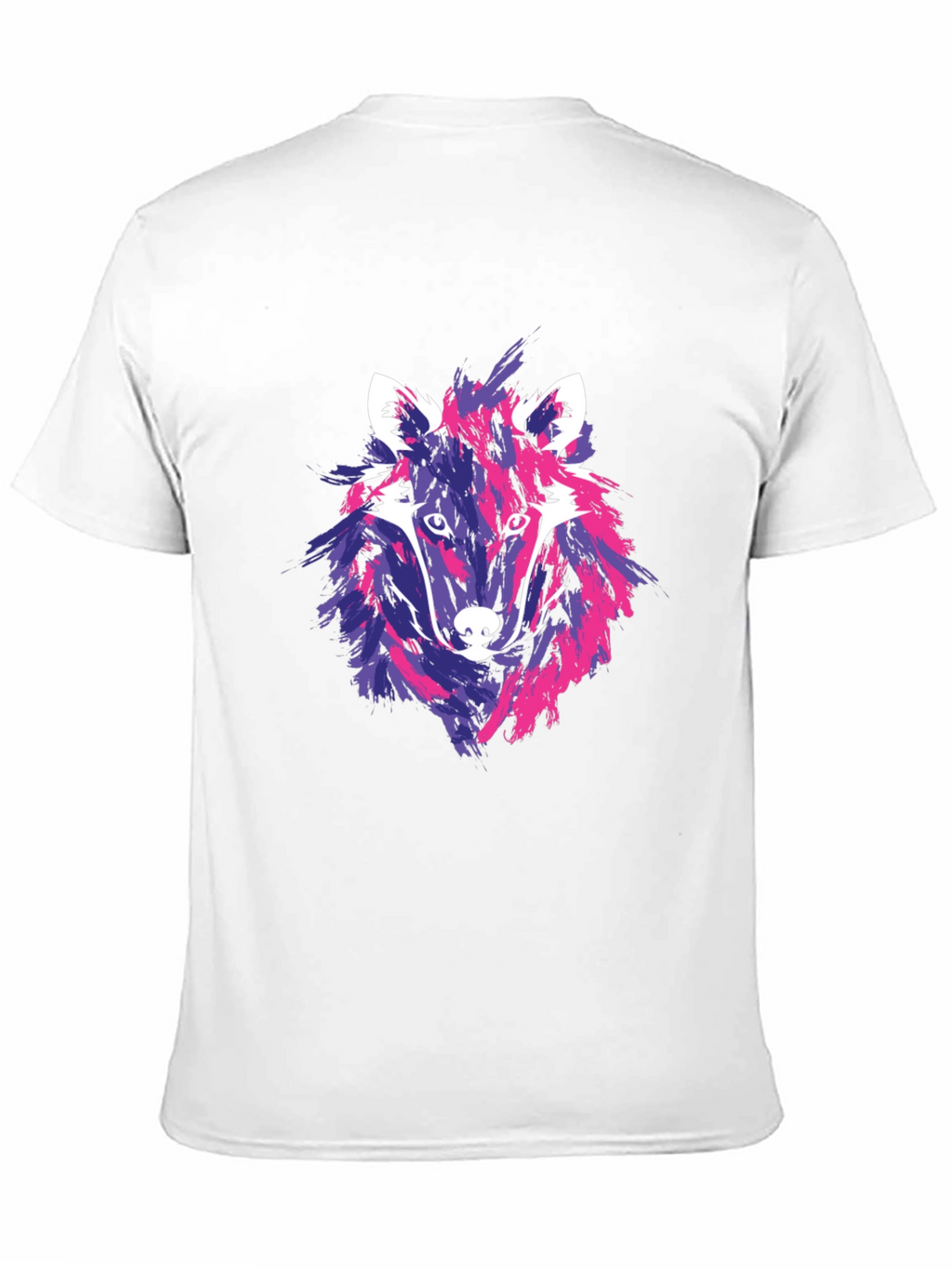 Wolf Graphic Tee - Abstract Art T-Shirt
