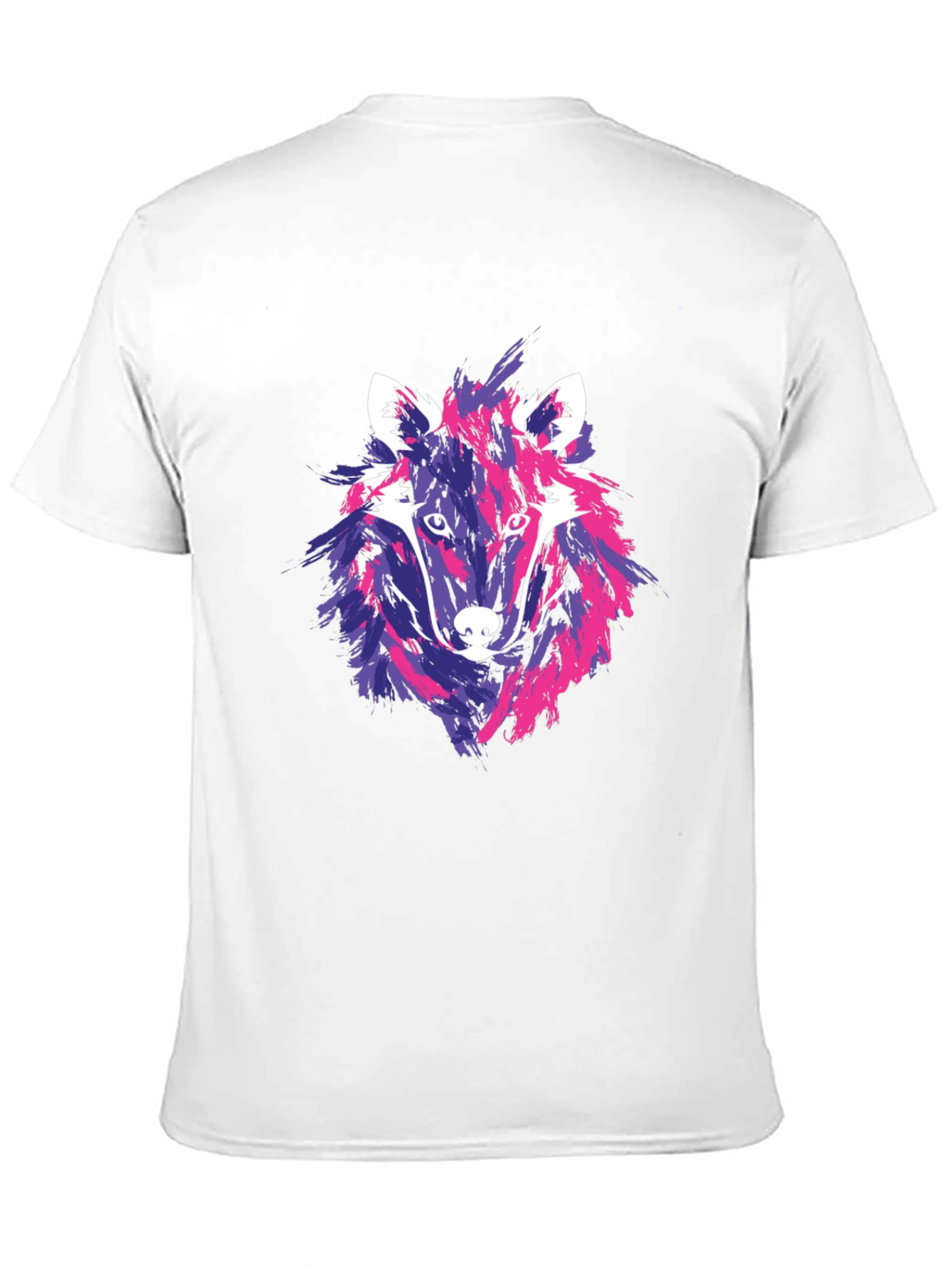 Wolf Graphic Tee - Abstract Art T-Shirt