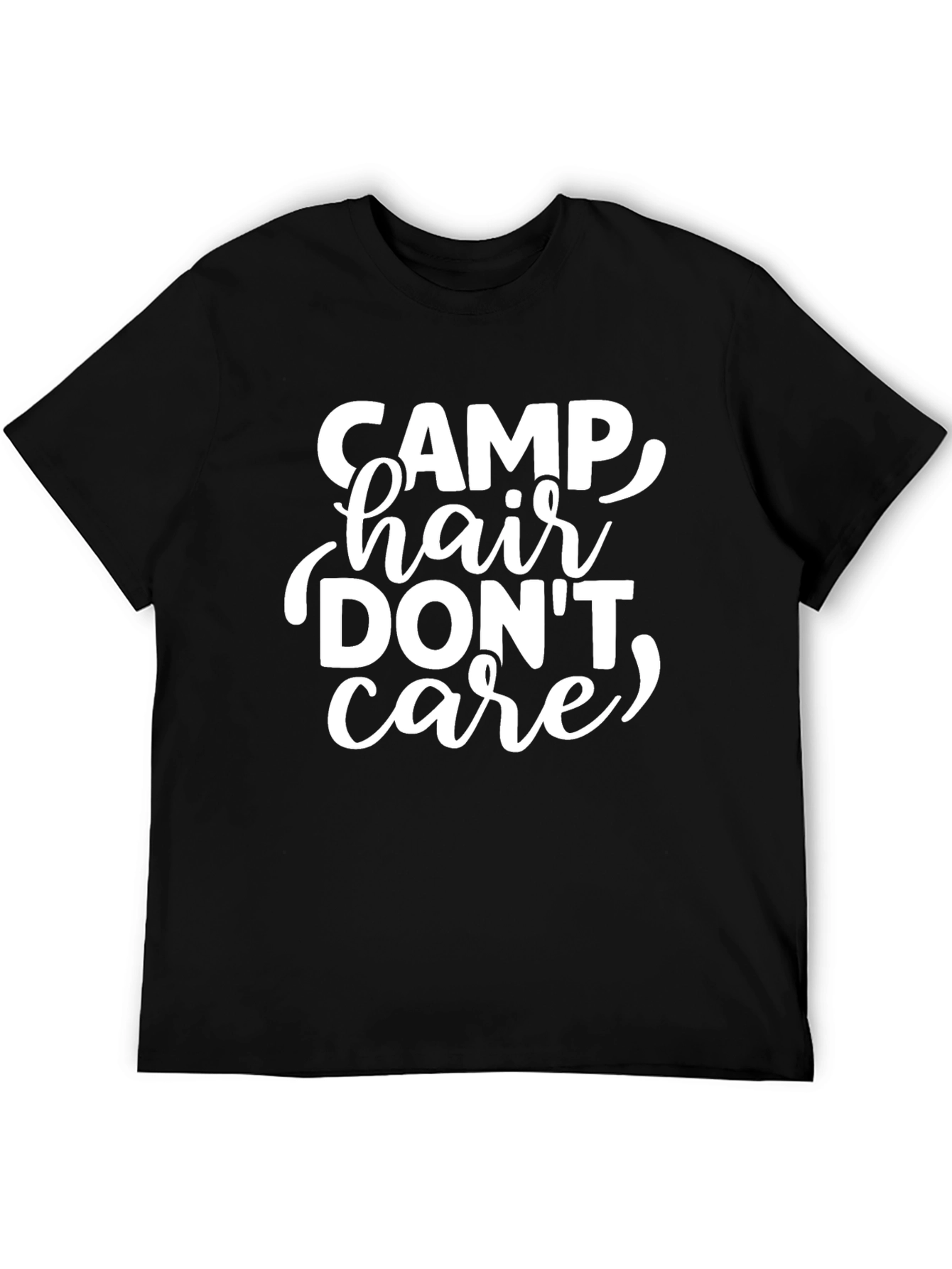 Camp Hair Dont Care Graphic Tee